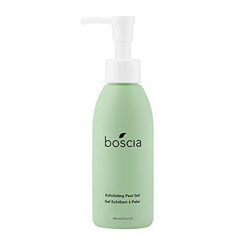 Product Cover boscia Exfoliating Peel Gel - Vegan, Cruelty-Free, Natural and Clean Skincare A Deep-Cleaning Daily Exfoliant, 5 fl oz