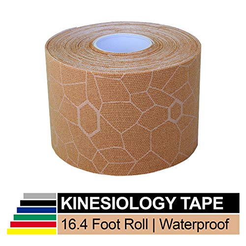Product Cover TheraBand Kinesiology Tape Roll (Beige Print, 2-inchx16. 4ft)