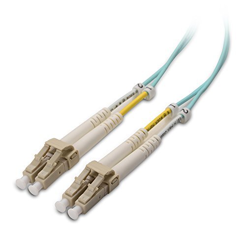 Product Cover Cable Matters 10Gb 40Gb Multimode OM3 Duplex 50/125 OFNP Fiber Patch Cable LC to LC - 1m