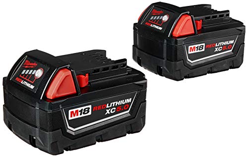 Product Cover Milwaukee 48-11-1852 M18 REDLITHIUM XC 5.0 Ah Extended Capacity Battery (2 pack)