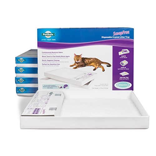 Product Cover PetSafe ScoopFree Self-Cleaning Cat Litter Box Tray Refills with Sensitive Non-Clumping Crystals - 6 Pack