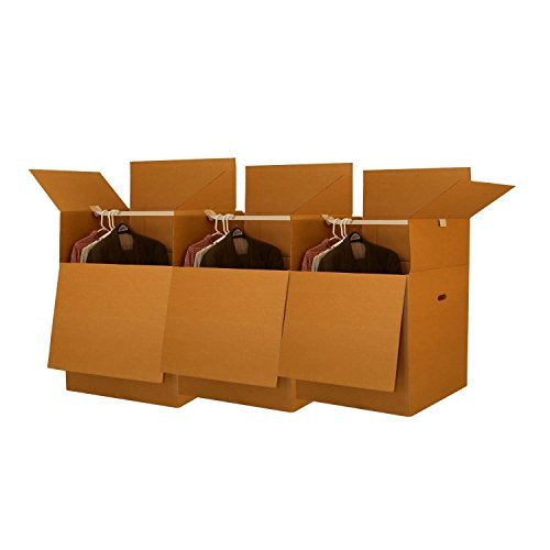 Product Cover UBOXES Wardrobe Moving Boxes - Space Savers - (3 PK) 20x20x34
