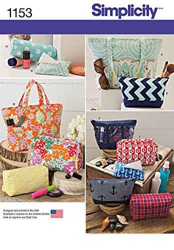 Product Cover Simplicity Patterns US1153OS Accessory Bags, OS (ONE Size)