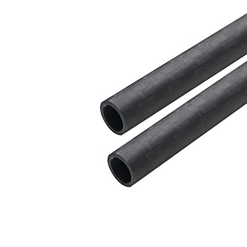 Product Cover ARRIS 12mm 10mm x 12mm x 500mm Roll Wrapped 100% Carbon Fiber Tube Matt Surface (2 PCS)