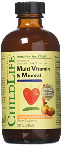 Product Cover ChildLife Essentials Multi Vitamin and Mineral for Infants, Babys, Kids, Toddlers, Children, and Teens, 8-Ounce Pack of 2