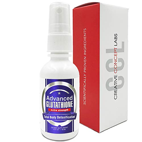 Product Cover CCL Advanced Glutathione Spray Supplement | Most Effective Pure Reduced L-Glutathione- Nano Pure Absorption. Powerful Antioxidant Includes N-Acetyl Cysteine Better Than Pills, Powders, and Capsules