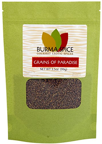 Product Cover Grains of Paradise | Guinea Pepper | Peppery Flavored with Citrus Notes | Famous African Spice, Frequently Used to Brew Beer. (3.5 Ounce)