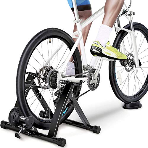 Product Cover Yaheetech Premium Steel Bike Bicycle Indoor Exercise Bike Stationary Workout Trainer Stand
