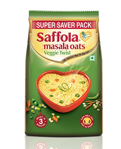 Product Cover Saffola Masala Oats Veggie Twist Pouch - 400 g
