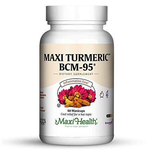 Product Cover Turmeric Bcm-95 Curcumin - Potent Anti-Inflammatory, Pain Relief, Immune & Joint Support, 60 Maxicaps - Gluten Free, Soy Free & Kosher