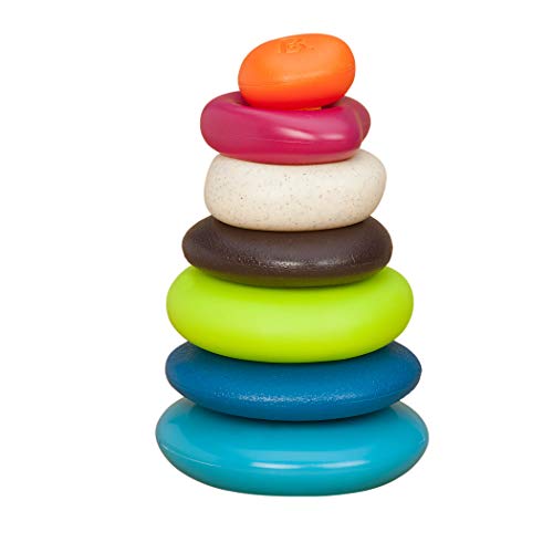 Product Cover B. Toys - Stacking Rings - Textured Ring Stacker for Babies - Baby Toys 100% Non-Toxic - Early Development Toys