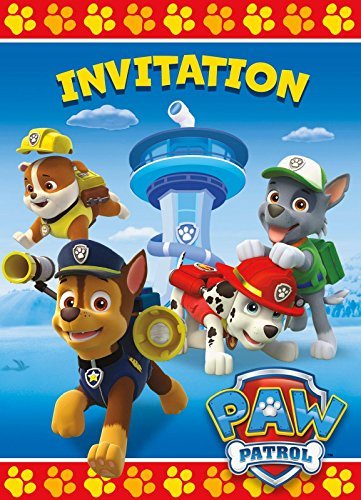 Product Cover Unique Industries Paw Patrol Invitations (8 Pack)