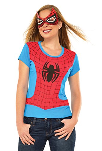 Product Cover Rubie's Marvel Women's Universe Spider-Girl Classic T Shirt, Multi, Large