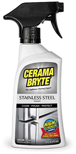 Product Cover (2 Pack) Cerama Bryte Stainless Steel Cleaning Polish Trigger Spray Cleaner, 16 oz. Each