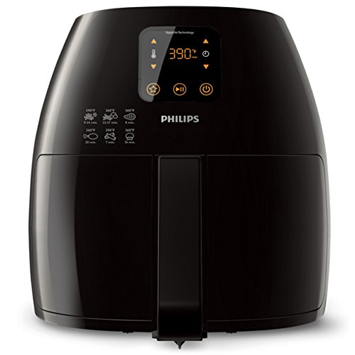 Product Cover Philips Starfish Technology XL Airfryer, Digital Interface, Black - 2.65lb/3.5qt  HD9240/94