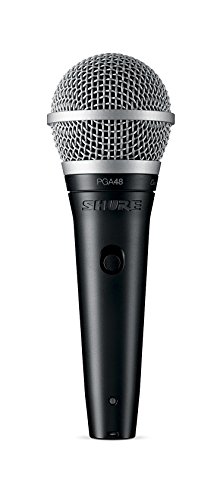 Product Cover Shure PGA48-QTR Cardioid Dynamic Vocal Microphone with 15' XLR-QTR Cable