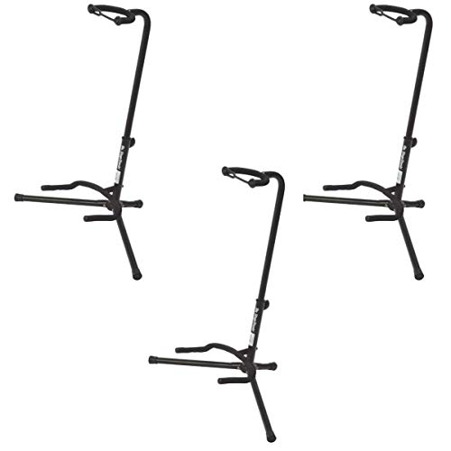 Product Cover On Stage XCG4 Black Tripod Guitar Stand, 3 Pack