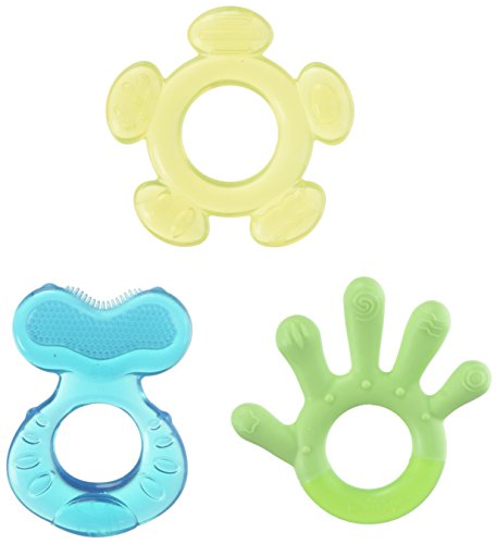 Product Cover Nuby 3 Step Soothing Teether Set, BPA Free - Colors may vary.