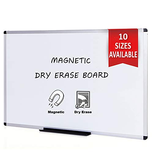 Product Cover VIZ-PRO Magnetic Dry Erase Board, 36 x 24 Inches, Silver Aluminium Frame