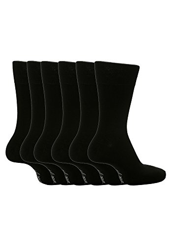Product Cover Gentle Grip - 6 Pairs Mens non elastic diabetic socks 7-12