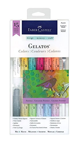 Product Cover Faber-Castell Gelatos Pastels Color Set, 15 Pastel Colors - Multi-Purpose Art Medium