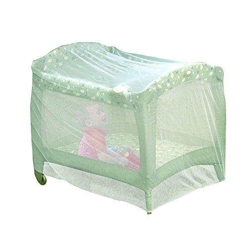 Product Cover Nuby Pack N Play Universal Size Mosquito Net Tent, White