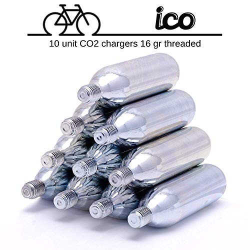 Product Cover Impeccable Culinary Objects (ICO) ICOC1610T 16G CO2 Cartridges (10 Pack)
