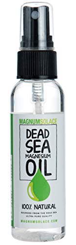 Product Cover MAGNESIUM OIL 100% PURE NATURAL Dead Sea Minerals - Exceptional #1 Source - Made in the USA - BIG (2 oz)