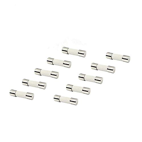 Product Cover BLUECELL pack of 10 pcs F10AL Fast-Blow Fuse 10A 250V Ceramic Fuses 5 x 20 mm (10amp)