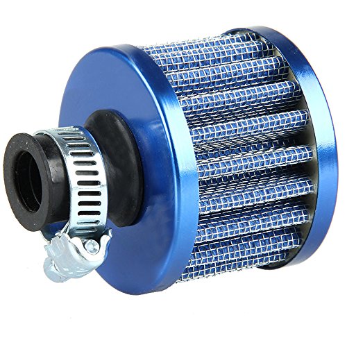 Product Cover ESUPPORT Universal 12mm Mini Blue Cone Cold Air Intake Filter Turbo Vent Breather Car