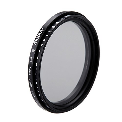 Product Cover Andoer 49mm ND Fader Neutral Density Adjustable ND2 to ND400 Variable Filter for Canon Nikon DSLR Camera
