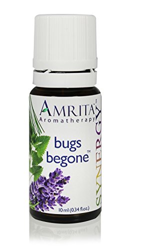 Product Cover Amrita Bugs BeGone Synergy Essential Oil Blend - Natural Insect Repellent - Blended with Citronella, Rosemary 1.8 cineol, Sweet Lavandin, Eucalyptus Citriodora, Peppermint, Catnip - Size: 10ML