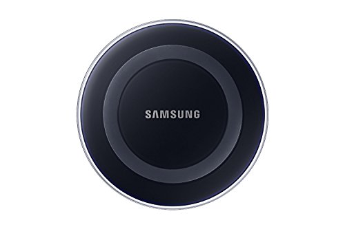 Product Cover Samsung Qi Certified Wireless Charging Pad with 2A Wall Charger- Supports wireless charging on Qi compatible smartphones including the Samsung Galaxy S8, S8+, Note 8, Apple iPhone 8, iPhone 8 Plus, and iPhone X (US Version) - Black Sapphire