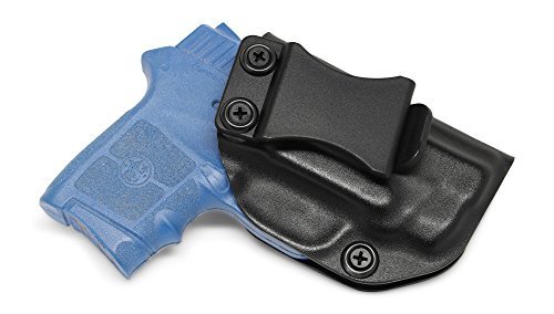 Product Cover Concealment Express Iwb Kydex Holster: Fits Smith and Wesson Bodyguard 380 - W/ or W/O Intgrtd Lsr - Custom Fit Us Made Inside Waistband Adj. Cant/Retention - Blk, Right