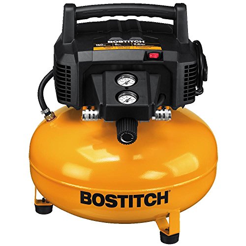 Product Cover BOSTITCH Pancake Air Compressor, Oil-Free, 6 Gallon, 150 PSI (BTFP02012)