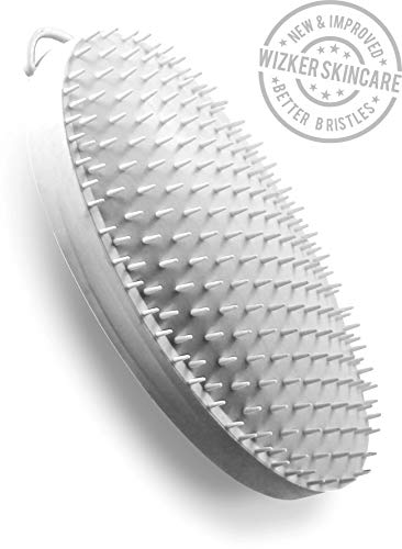Product Cover Waterproof Exfoliating Brush Stops Ingrown Hair Razor Bumps Shaving Face and Body Scrubber by WIZKER