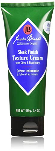 Product Cover Jack Black - Sleek Finish Texture Cream, 3.4 fl oz - Anti-Frizz, Flexible Hold, Lightweight Cream, Natural Oils, Botanical Extracts, Amino Acids, Fragrance-Free, Non-Greasy Formula