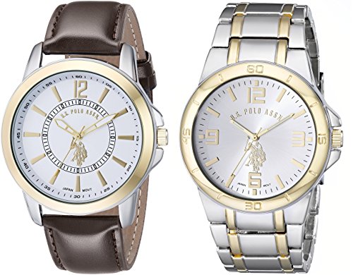 Product Cover U.S. Polo Assn. Classic Men's USC2254 Set of Two Two-Tone Watches