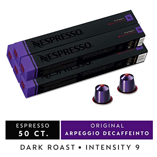 Product Cover Nespresso Capsules - Arpeggio Decaffeinato - 50 Capsules, 5 Sleeves - New Decaf variety