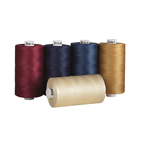 Product Cover Connecting Threads 100% Cotton Thread Sets - 1200 Yard Spools (Old Glory - set of 5)