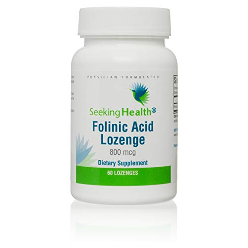 Product Cover Seeking Health | Folinic Acid Lozenge | 60 Lozenges | Folic Acid 800 mcg | Vitamin Lozenge