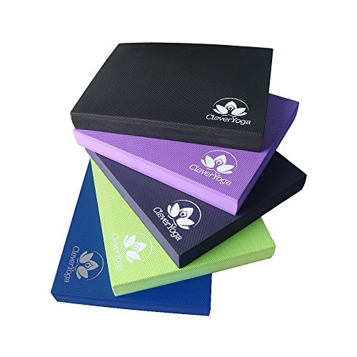 Product Cover Clever Yoga Balance Pads for Physical Therapy - Large and Extra Large Size - Versatille Foam Pad for Fitness, Rehab, Standing or Kneeling