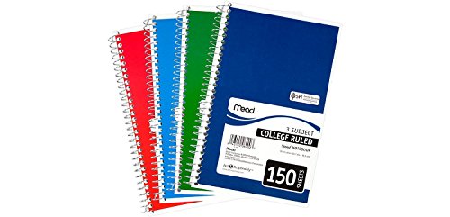 Product Cover Mead 3-Subject Wirebound College Ruled Notebook, 9.5