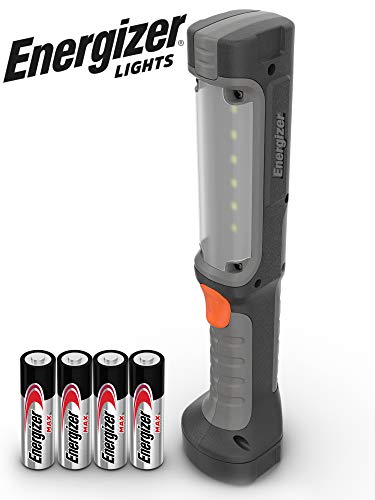 Product Cover Energizer HC-550 LED Flashlight, 550 High Lumens, IPX4 Water Resistant, Professional-Grade Work Light, Magnetic Wall-Mount, Batteries Included