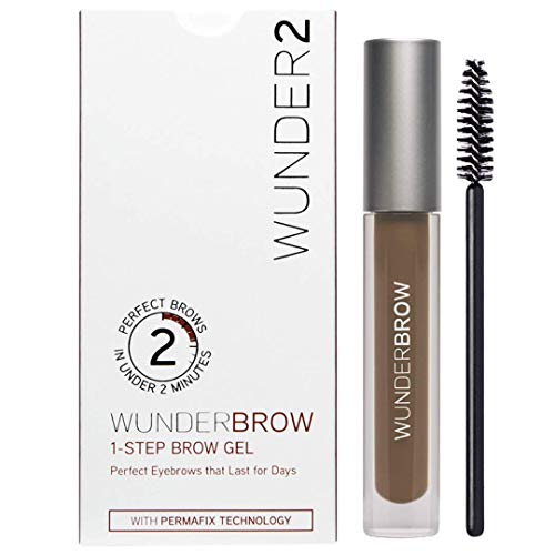 Product Cover WUNDER2 WUNDERBROW Long Lasting Eyebrow Gel for Waterproof Eyebrow Makeup, Brunette Color