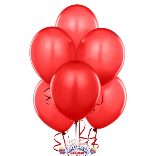 Product Cover King's deal 12 Inches High Quality Latex Balloon 100 Count (red1)