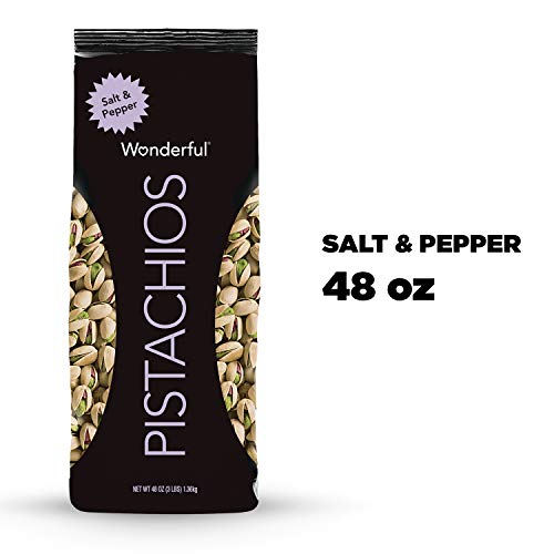 Product Cover Wonderful Pistachios, Salt and Pepper Flavored, 48 Ounce Bag