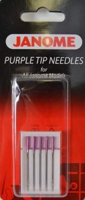 Product Cover Purple Tip Sewing Machine Needles Size 90/14