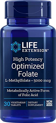 Product Cover Life Extension High Potency Optimized Folate 30 Vegetarian Tablets