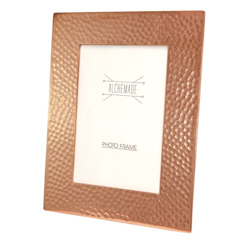 Product Cover Alchemade Premium Quality Copper Photo Frame with Antiqued Vintage Hammered Finish - 5x7 inches